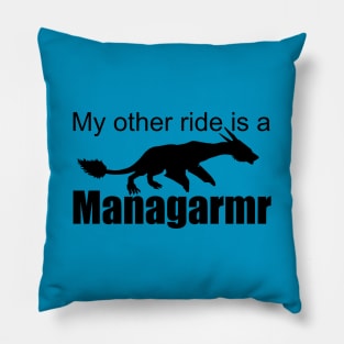 Ark Survival Evolved- My Other Ride is a Managarmr Pillow