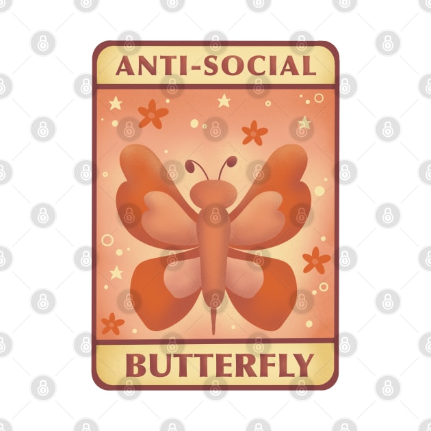 Anti-social butterfly by Chonkypurr