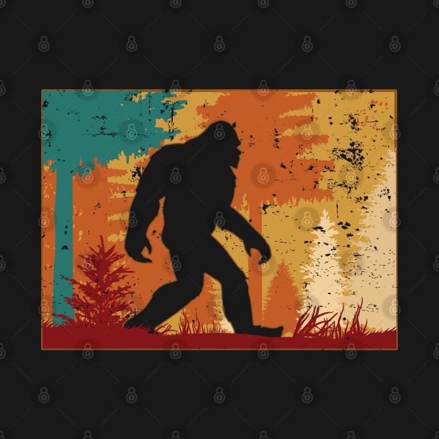 Bigfoot Retro Vintage Sasquatch Colorado by ryanjaycruz