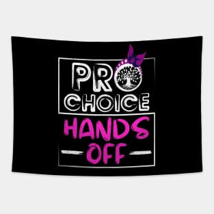 Pro Choice Feminism My Body My Life Protect Women Tapestry