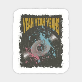 Yeah Yeah Yeahs Vintage Vynil Magnet