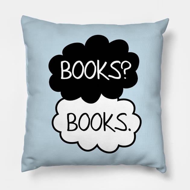 Books? Books. Pillow by liilliith