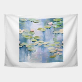 Monet Style Water Lilies 18 Tapestry