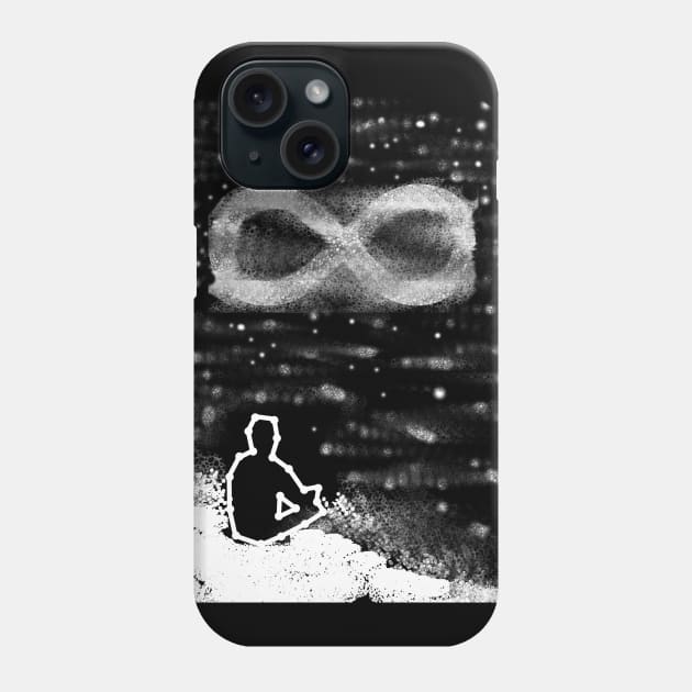 infinity in the sky Phone Case by SpassmitShirts