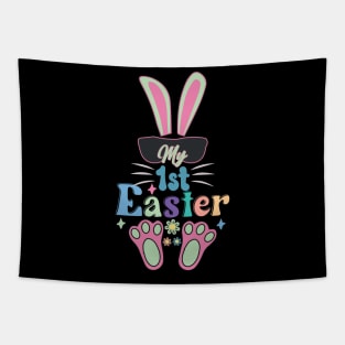 Retro My 1st Easter Baby T Shirt Design Tapestry