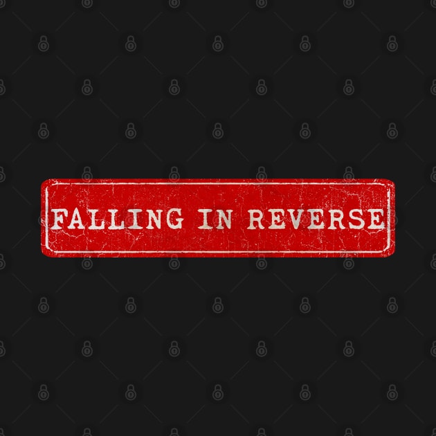 vintage retro plate Falling In Reverse by GXg.Smx