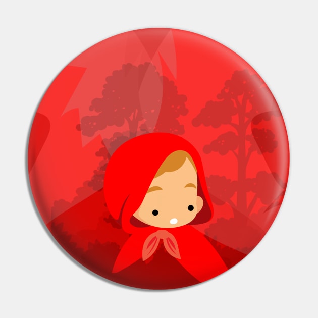 Little red riding hood Pin by creative7