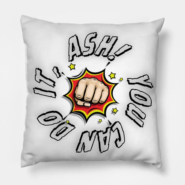 You can do it, Ash Pillow by Surta Comigo