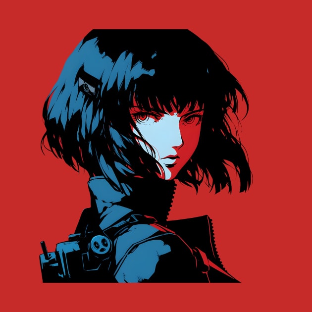 Side face of Motoko by UKnowWhoSaid