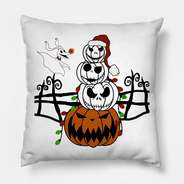 Halloween Town Pillow by RayRaysX2