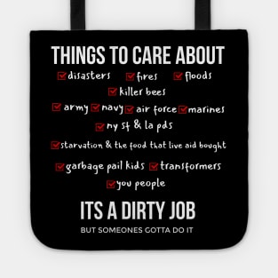 Things To Care About Tote