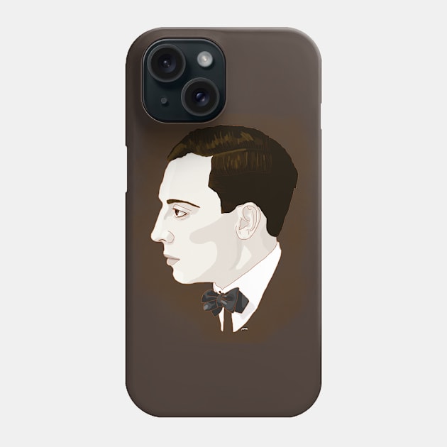 Bust of Keaton Phone Case by damfino