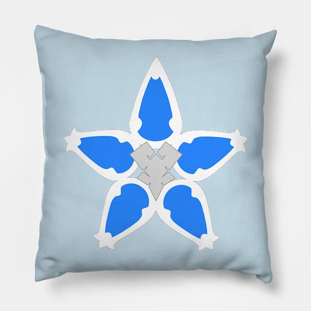 Kingdom Hearts Aqua Wayfinder Pillow by The Curio Art Shop