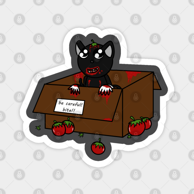 Cute Baby Cartoon Cat - Cute - Magnet | TeePublic Cute Baby Cartoon Cat - Cute - Magnet | TeePublic