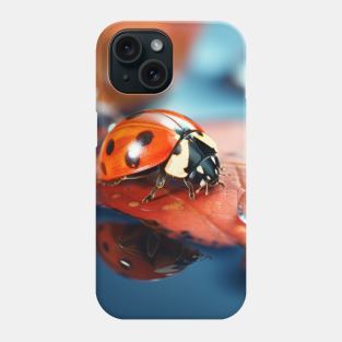 Ladybug Dewdrop Nature Serene Tranquil Phone Case