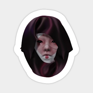 Geisha Mask Magnet