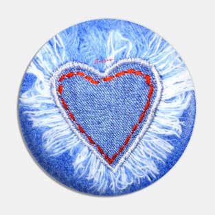 Fuzzy Heart Pin