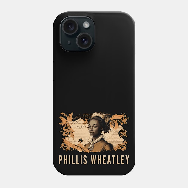 Phillis Wheatley Phone Case by UrbanLifeApparel