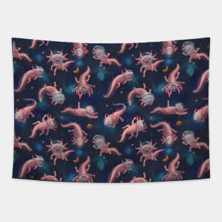 Space Axolotl Tapestry