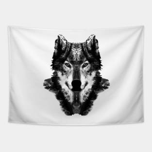 The Black Forrest Wolf Tapestry