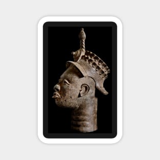 Ife Bronze Head Portrait Magnet