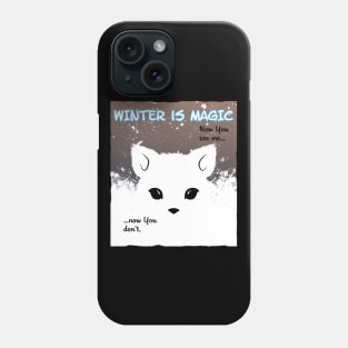 Snow Fox Winter Magic Phone Case