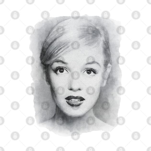 Young Marilyn Monroe Painting Edit by Beltschazar