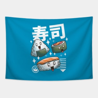 Kawaii Sushi Tapestry