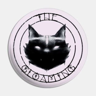 Black Cat Logo Design Pin