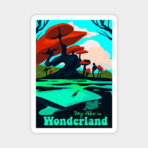 Wonderland Magnet by Heymoonly