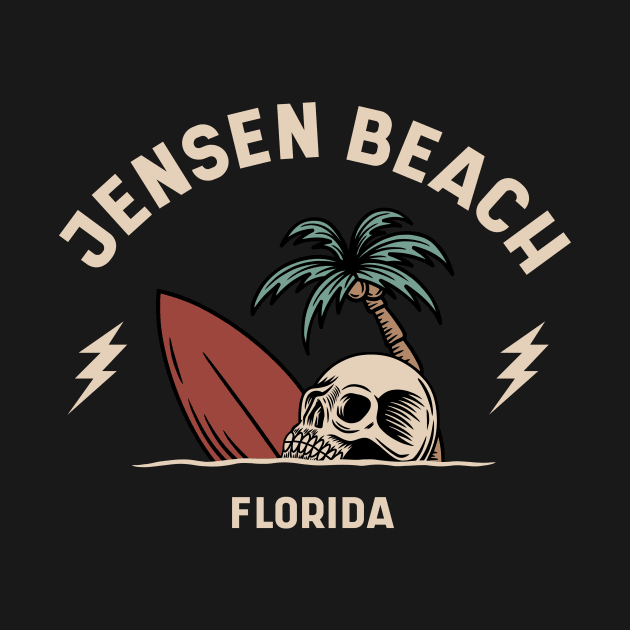 Vintage Surfing Jensen Beach, Florida by SLAG_Creative