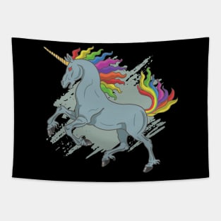 The Angry Unicorn Tapestry