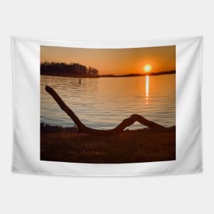 Lake Lanier Sunset Tapestry