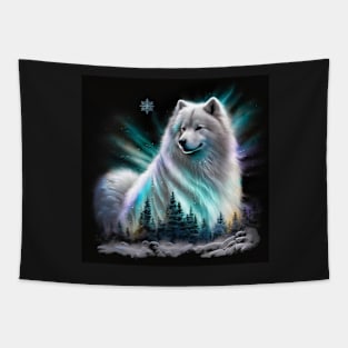 Samoyed Goddess Divine Tapestry