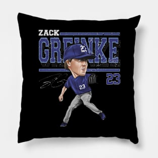 Zack Greinke Kansas City Cartoon Pillow