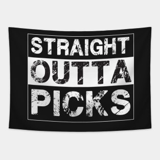 Straight Outta Picks – Guitar Picks Musician Guitarist Tapestry