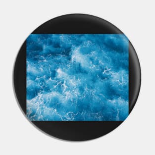 Blue ocean view Pin