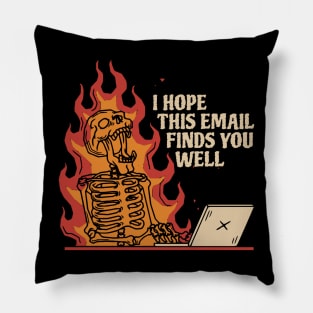 I Hope This Email Finds You Well Pillow