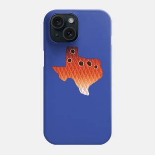 Texas Redfish Colors Red Drum Inspired Color Pattern Phone Case