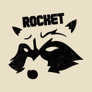 Rocket Raccoon Decal Art T-Shirt