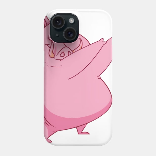 Dab Dabbing Pig Funny Phone Case by chrizy1688