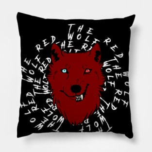 "The Red Wolf" Dean Walker Pillow