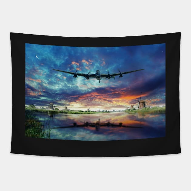 The Dutch Run Tapestry by aviationart