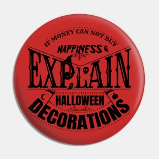 Explain Halloween Decorations Pin