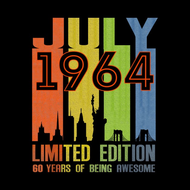 July 1964 60 Years Of Being Awesome Limited Edition by Vladis