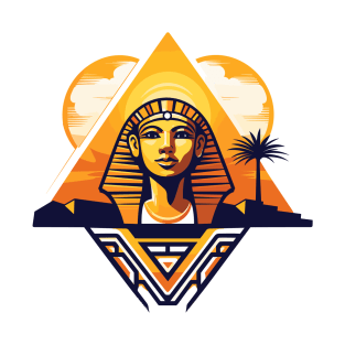 Ancient Egypt Pharaohs, Pyramids, Modern Elegance: Legendary Egypt in Captivating Art T-Shirt