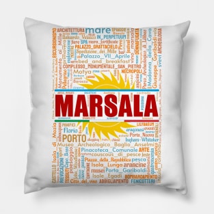 Wordart: Marsala Pillow
