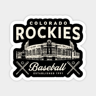 Rockies Coors Field by Buck Tee Magnet