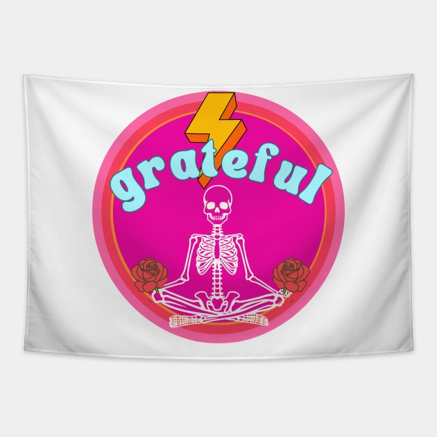 Grateful Girlies Tapestry by karenpaytonart