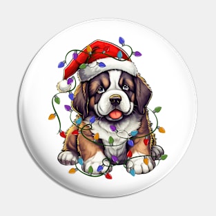 Christmas Puppy Pin
